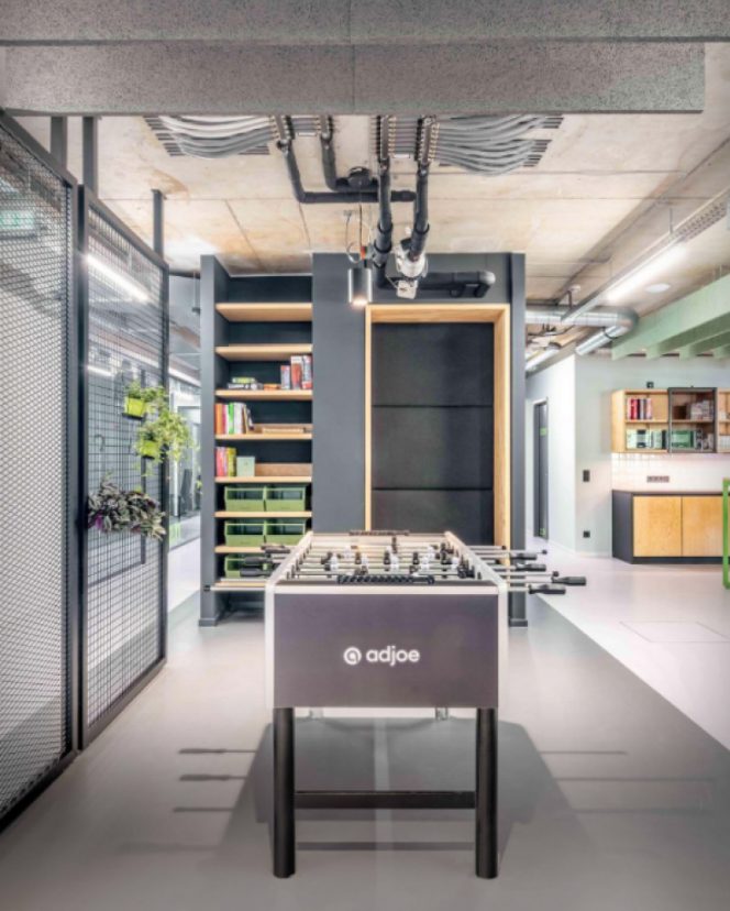 view of adjoe culture with ping pong table in international tech company