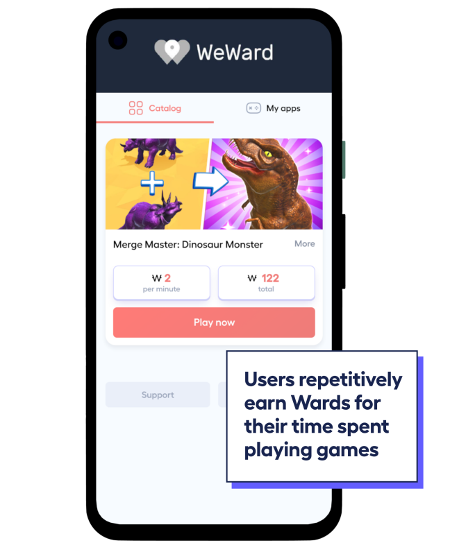 screen shot of phone app showing users collecting rewards with homa games