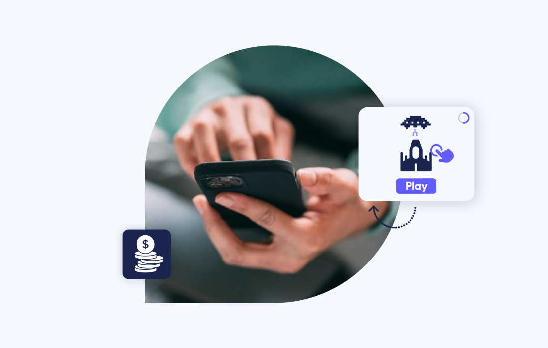 close-up of hands holding a phone