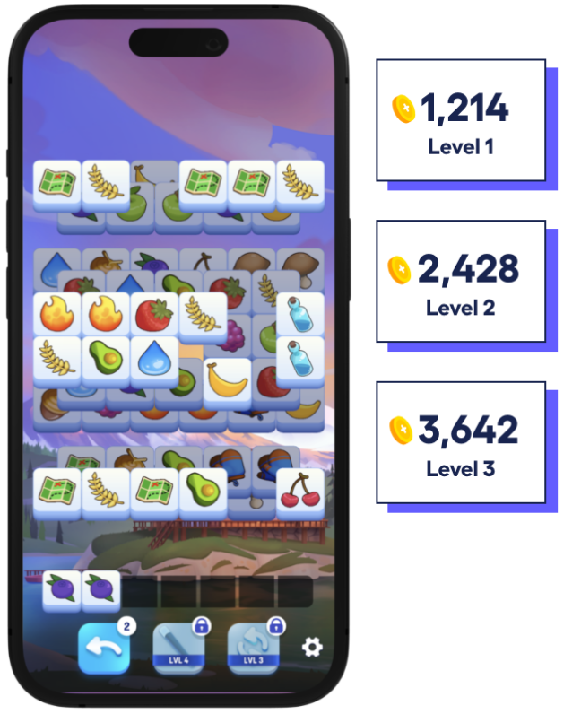 phone screen showing how fetch users collect points with Arcade