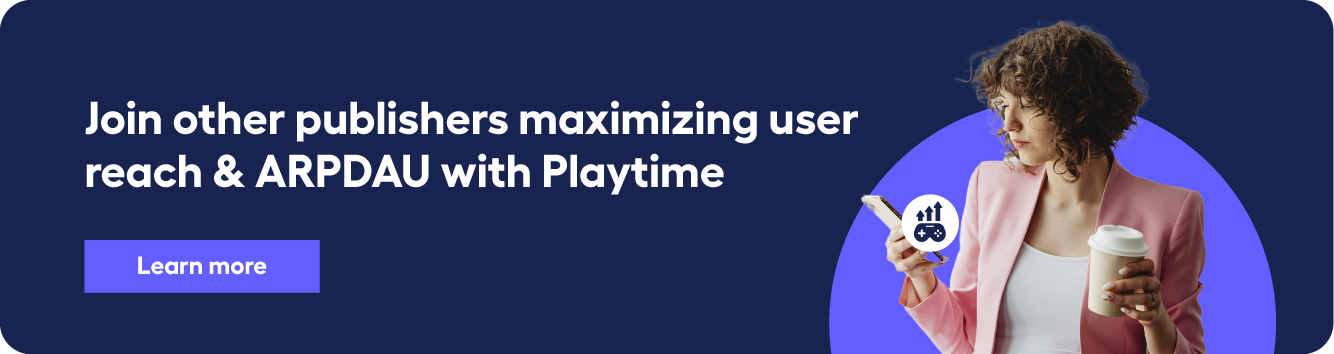 banner leading to Playtime product page 